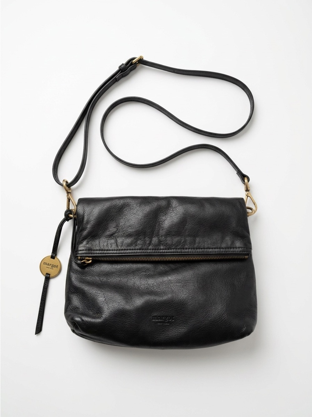 MARGOT NEW YORK LEATHER  SLING BAG - SOLD AS IS